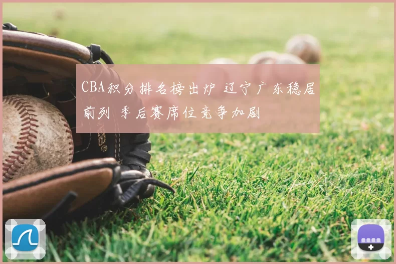 CBA积分排名榜出炉 辽宁广东稳居前列 季后赛席位竞争加剧